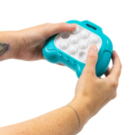 Time Pop Light Up Push Popper Game Blue
