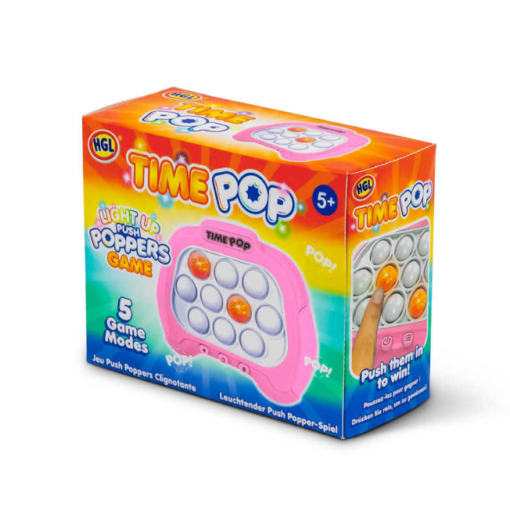 Time Pop Light Up Push Popper Game Blue/Orange/Rosa - Bild 7