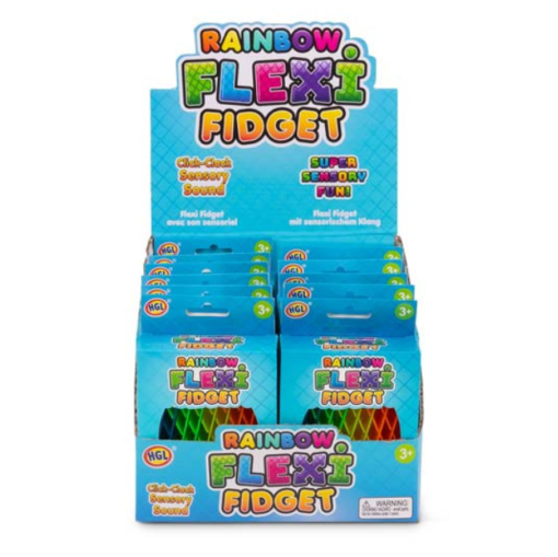 Rainbow Flexi Fidget – Klick Klack Leksak - Bild 5
